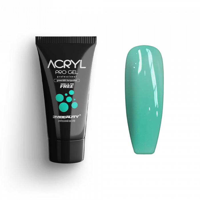 Acryl Pro Gel Greenish Turquoise - HEMA Mentes Akrilzselé:
Zöldes türkíz színű acrylgel-ünk ...