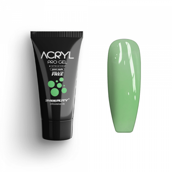 Acryl Pro Gel Green Apple - HEMA Mentes Akrilzselé:
Zöldalma színű acrylgel-ünk HEMA mentes, �...