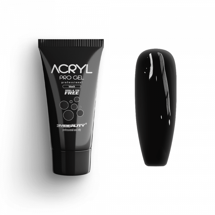 Acryl Pro Gel Black - HEMA Mentes Akrilzselé:
Black acrylgel-ünk HEMA mentes, így nem csak tök�...
