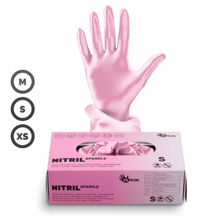 Gumikesztyű - Sparkle Pearlescent Pink / Rózsaszín:
Metálos rózsaszín, közepes vastagságú,...