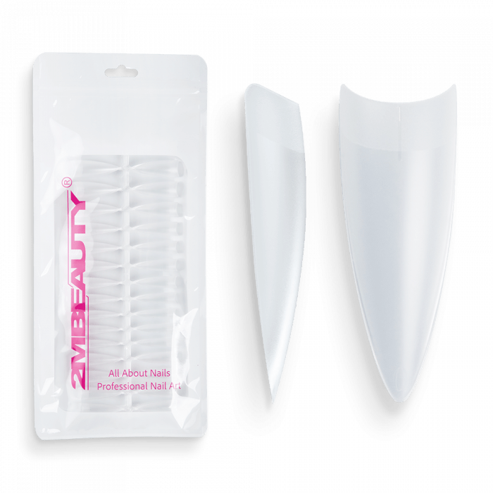 Easy Press On Nail Tip Half Long Almond - 160 DB Tip:
Gyönyörű formájú műkörmök könnyedén...