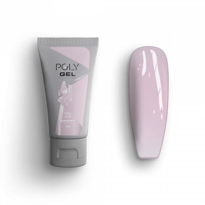 Polygel - Milky Pink - HEMA Mentes Építőzselé:
Lilás rózsaszín polyzselé, amely hajlítás...