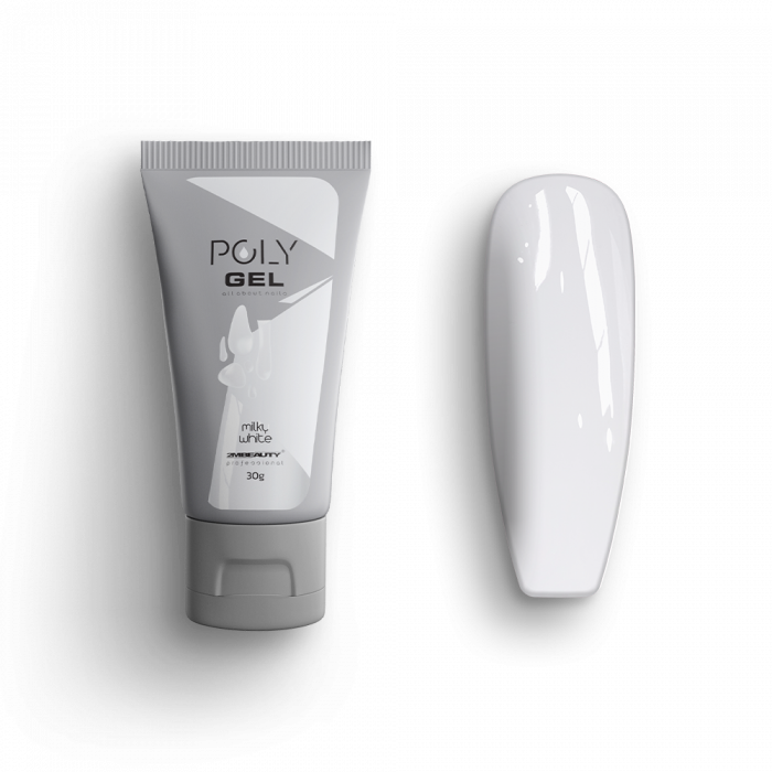 Polygel - Milky White - HEMA Mentes Építőzselé:
Tejfehér árnyalatú polyzselé, amely hajlít...