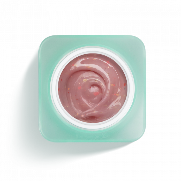 Mousse - Flakes Nude - HEMA Mentes Építőzselé:
Világos testszínű, csillámló fóliapelyheke...