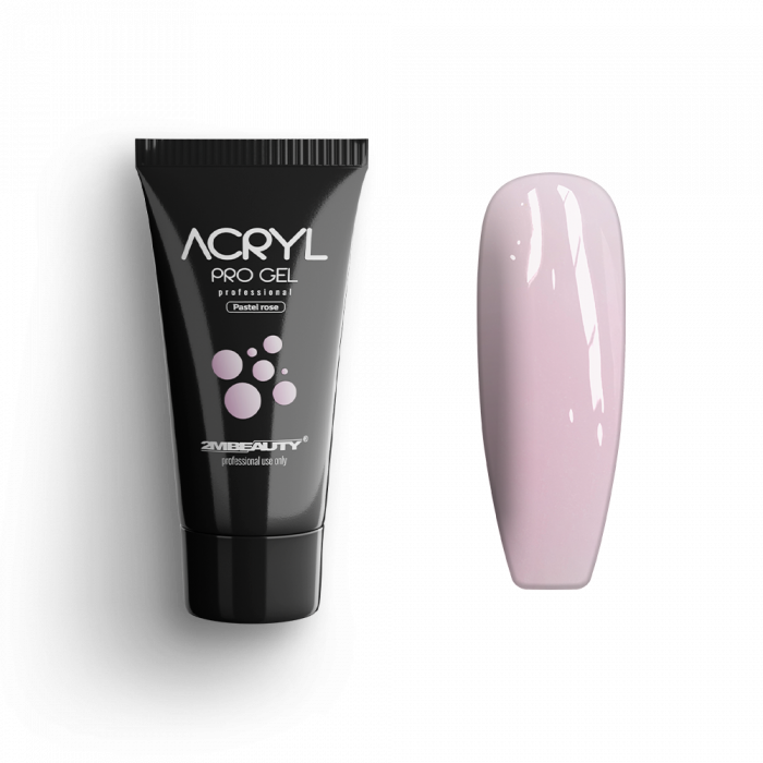Acryl Pro Gel Pastel Rose - HEMA Mentes Akrilzselé:
Pastel Rose acrylgel-ünk HEMA mentes, így n...