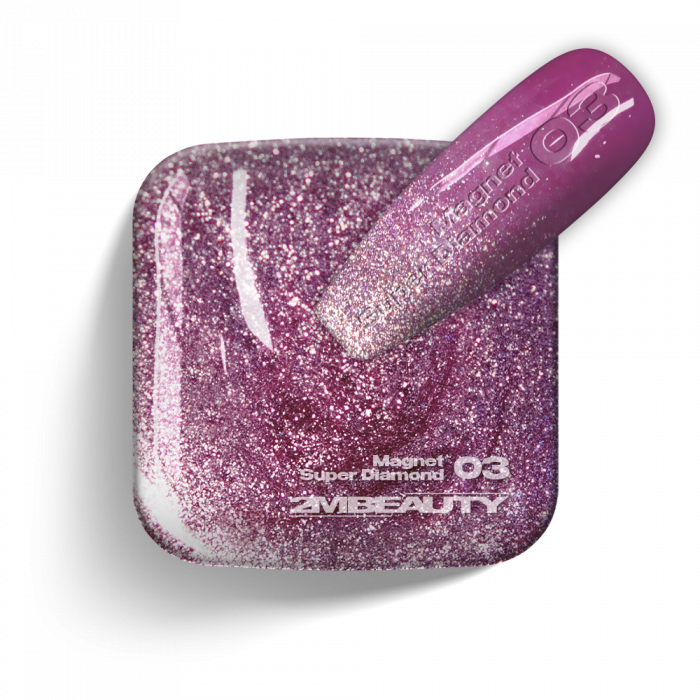 Gel Lack - Magnet Super Diamond 03 - HEMA Mentes