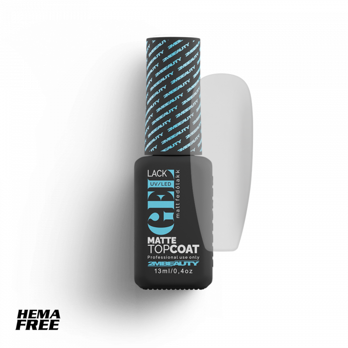 Gel Lack Fedő - Matte Top Coat - HEMA Mentes Gel Lack Fedő - Matte Top Coat - HEMA Mentes:
Mattító hatású fedő gél lakk, mely pillana...