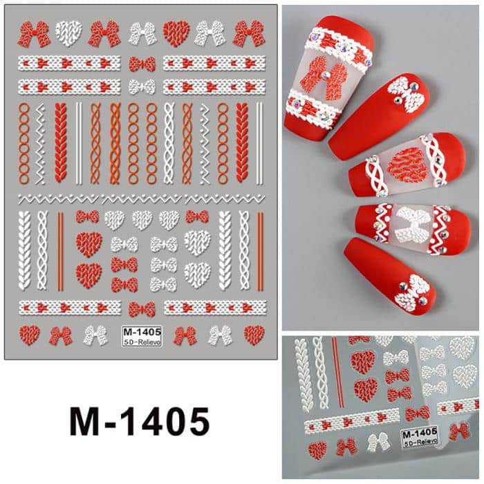 Köröm Matrica M-1405:
Fedezd fel legújabb körömmatricáinkat, melyekkel a műköröm díszít�...