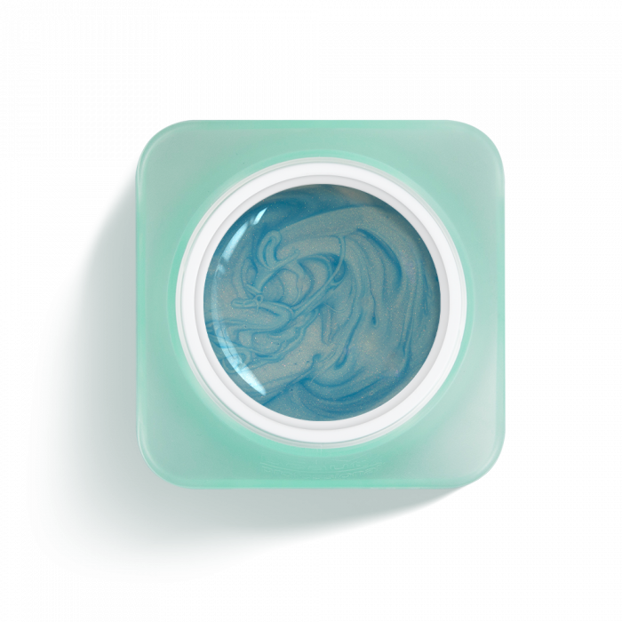 Liquid Polygel No Filing - Satin - 13 Blue - HEMA Mentes Reszelésmentes Építőzselé:
Selyemfén...