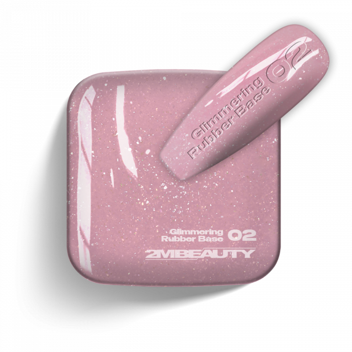 Gel Lack - Glimmering Rubber Base 02 - HEMA Mentes:
Közepesen sűrű, rendkívül rugalmas 2 az 1-...