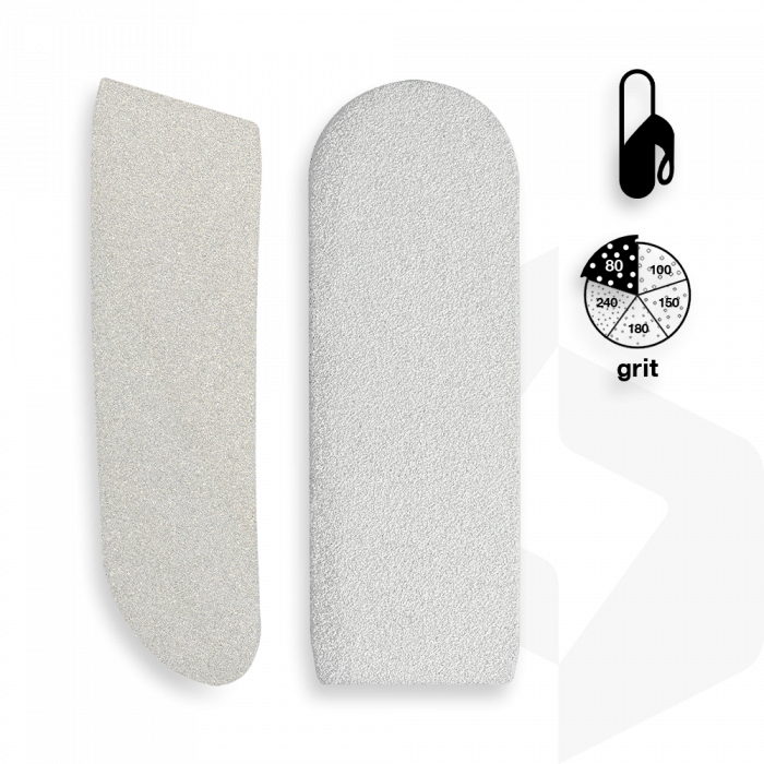 Staleks - Öntapadó Csiszolópapír Fém Talpreszelőhöz 80 grit - 30 db DFE-10-80w Fehér:
 
8...
