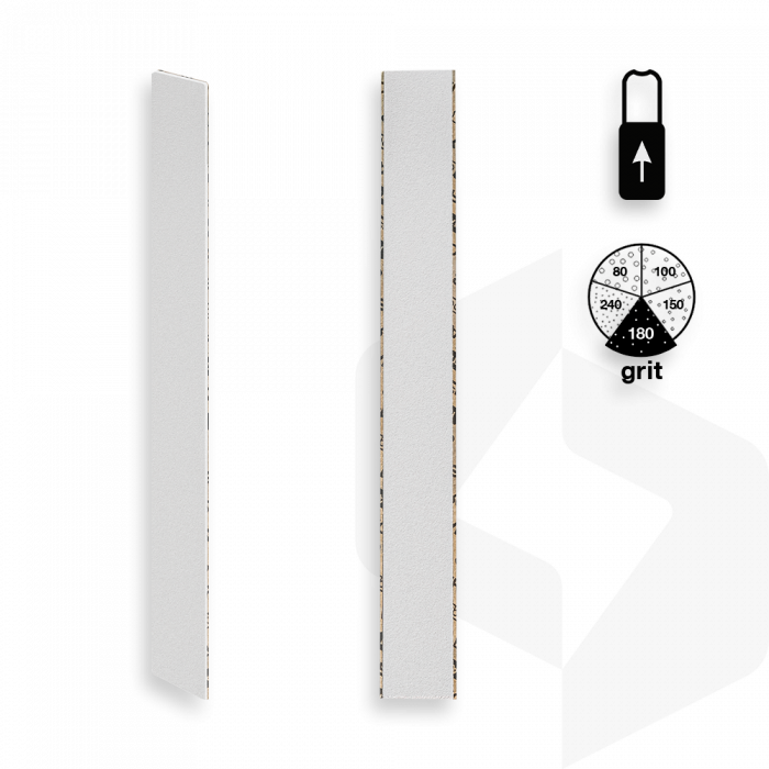 Staleks - Egyenes Ráhúzható Utántöltő Körömreszelő Papír 180 Grit - 25 db - DFCE-20-180/25...