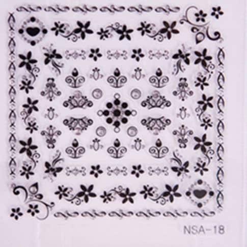 NSA-18 B Öntapadós matrica díszítéshez...