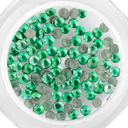 Stud Metal 207 Green Lapos, könnyen beépíthető metal díszek....