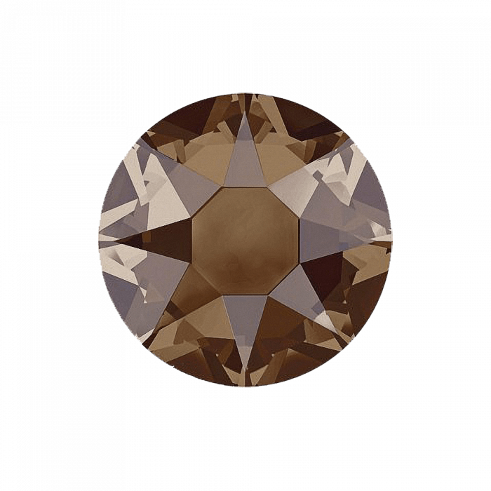 Swarovski - 220 SAT SS5:Eredeti, 14 lapra csiszolt swarovski kristály kövek Smoked Topaz Satin sz�...