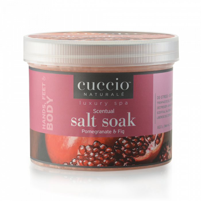 Cuccio Tengeri Sófürdő Gránátalmával és Fügével - Scentual Salt Soak Pomegranate & Fig:...