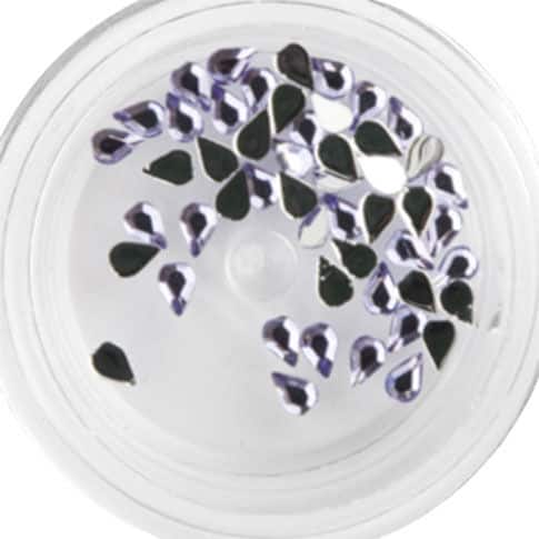 Kő Csepp - 10 Light Amethyst Apró csepp formájú kövek 50db-os kiszerelésben....