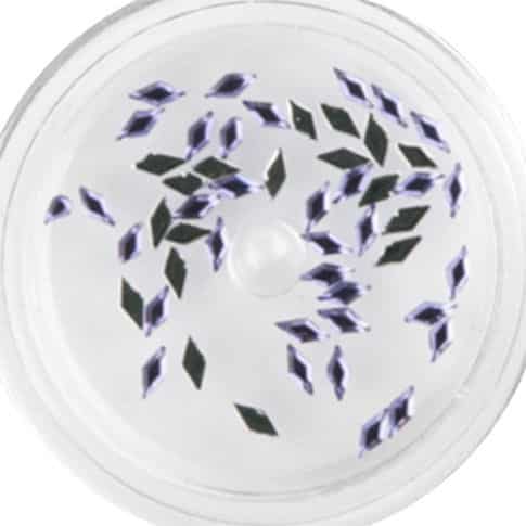 Kő Rombusz - 04 Amethyst Apró rombusz formájú kövek 50db-os kiszerelésben....