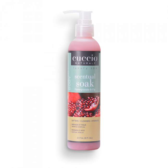 Cuccio 3in1 Tusfürdő Gránátalmával és Fügével - Scentual Soak Pomegranate & Fig:
Puhít...
