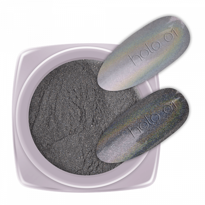 Pigmentpor Holo 01: Különleges hologram hatású pigment por, mely a szivárvány minden színébe...