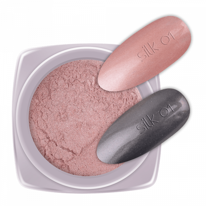 Pigmentpor Silk 01:Légies csillogású, selymes hatású pigmentpor, mellyel káprázatos hatást �...