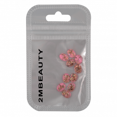 Formakő kagyló ovál pink