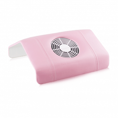 Design kéztámaszos porelszívó - pink műbőr