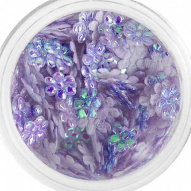 Textil virág nagy - 07 L. Purple