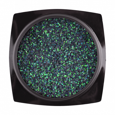 Csillámpor - green