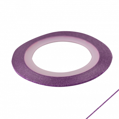 Díszítő szál csillámos 1mm 50-04 - purple