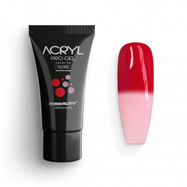 Acryl Pro Gel HC02 Red - Light Pink