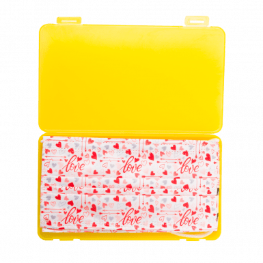 Maszk tároló - yellow