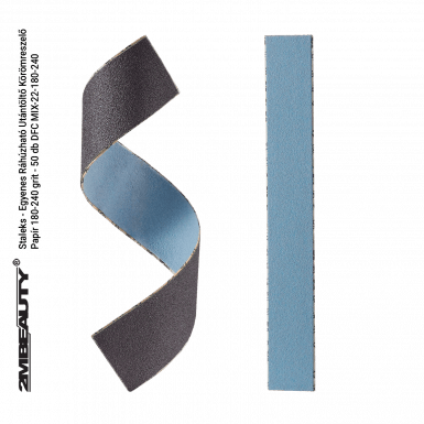 Staleks - Egyenes Ráhúzható Utántöltő Körömreszelő Papír 180-240 grit - 50 db DFC MIX-22-180-240