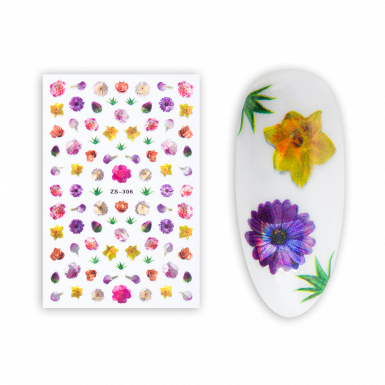 Matrica Flower ZS-306