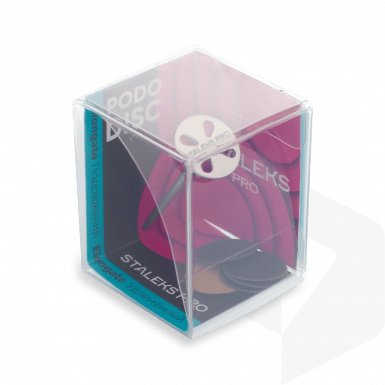 Staleks - Pedikűr Tartófej 37 mm-es Hosszított Befogószárral + 5 db #180-as Durvaságú Eldobható Csiszolókorong 15 mm PDLSET-15