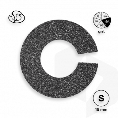 Staleks - Pododisc Íves Csiszolópapír Pro S 180 grit - 50 db PDFR-15-180