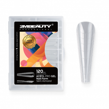 Acryl Pro Gel Nail Form Slim Almond - 120 darabos