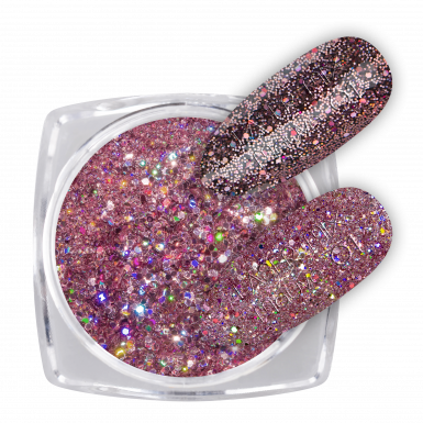 Glitter Laser Mix Mauve 01