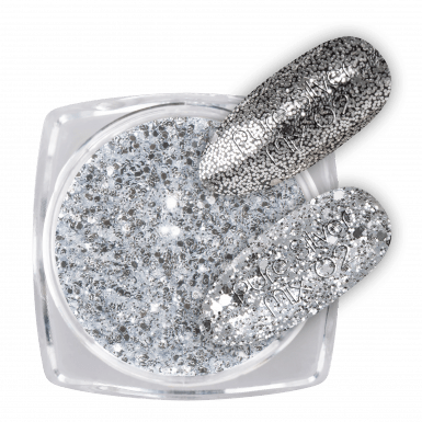 Glitter Pure Silver Mix 02