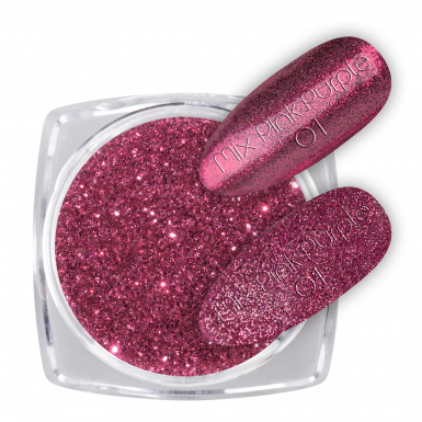 Glitter Mix Pink Purple 01