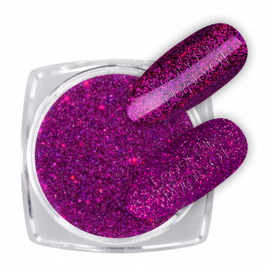 Glitter Laser Mix Purple 01