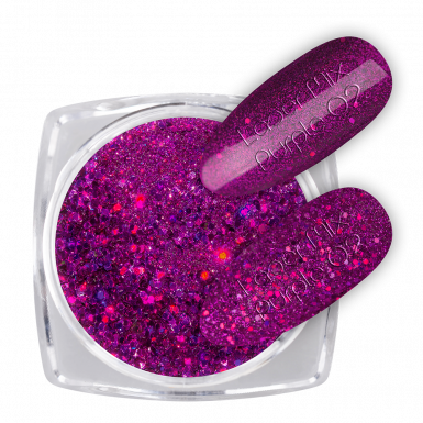 Glitter Laser Mix Purple 02