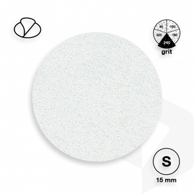 STALEKS - PODODISC CSISZOLÓPAPÍR PRO S - 240 GRIT - 50DB - PDF-15-240w FEHÉR
