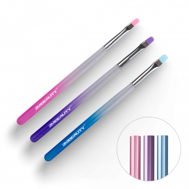 Oval Zselé Ecset Szett - 3 db-os