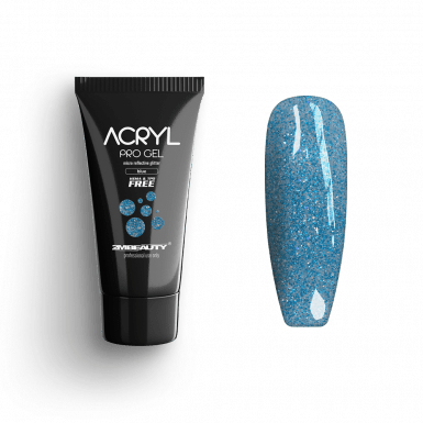 Acryl Pro Gel Micro Reflective Glitter Blue - HEMA Mentes Akrilzselé