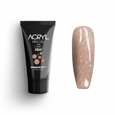 Acryl Pro Gel Starlight Bronze - HEMA Mentes Akrilzselé