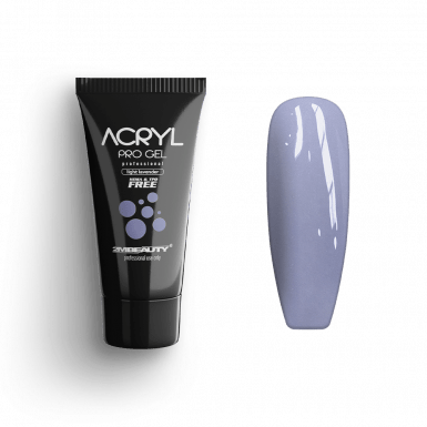 Acryl Pro Gel Light Lavender - HEMA Mentes Akrilzselé
