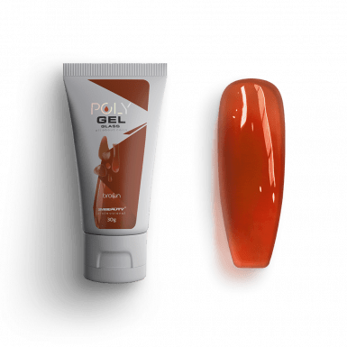 Polygel Glass - Brown - HEMA Mentes Építőzselé