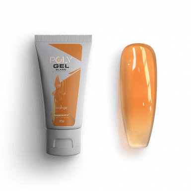 Polygel Glass - Orange - HEMA Mentes Építőzselé