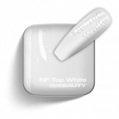 Top Gel - NF Top White Színezett Fényzselé - HEMA Mentes